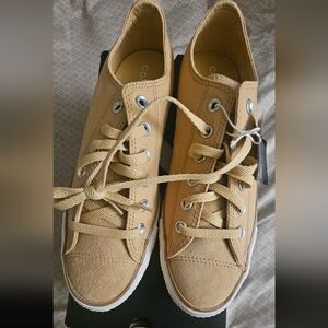 Converse Tan Canvas Sneakers